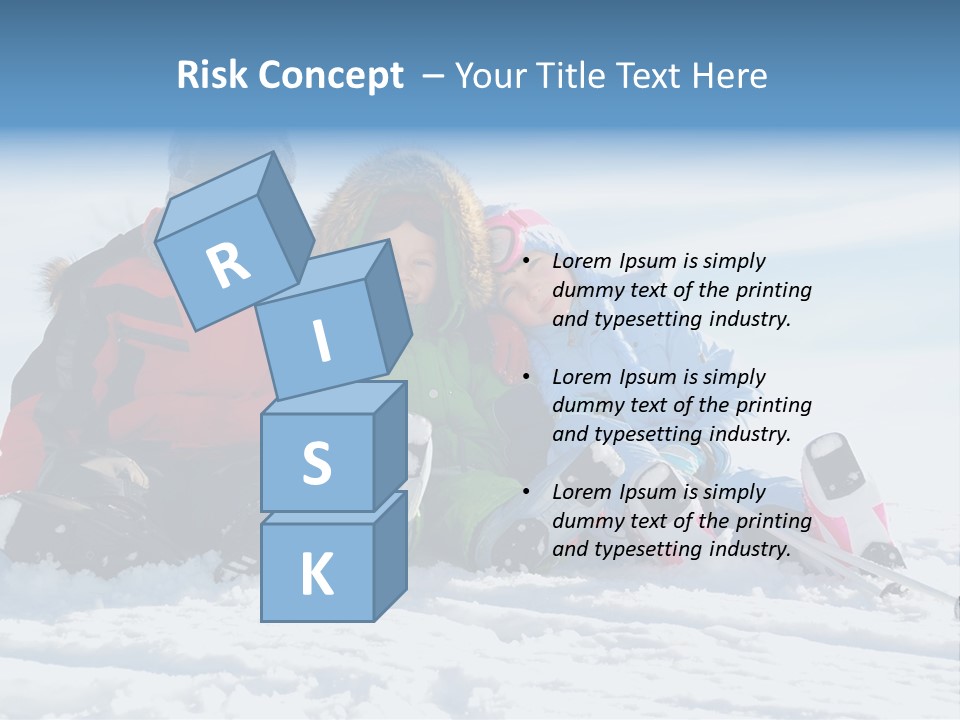 Caucasian Clothing Leaning PowerPoint Template