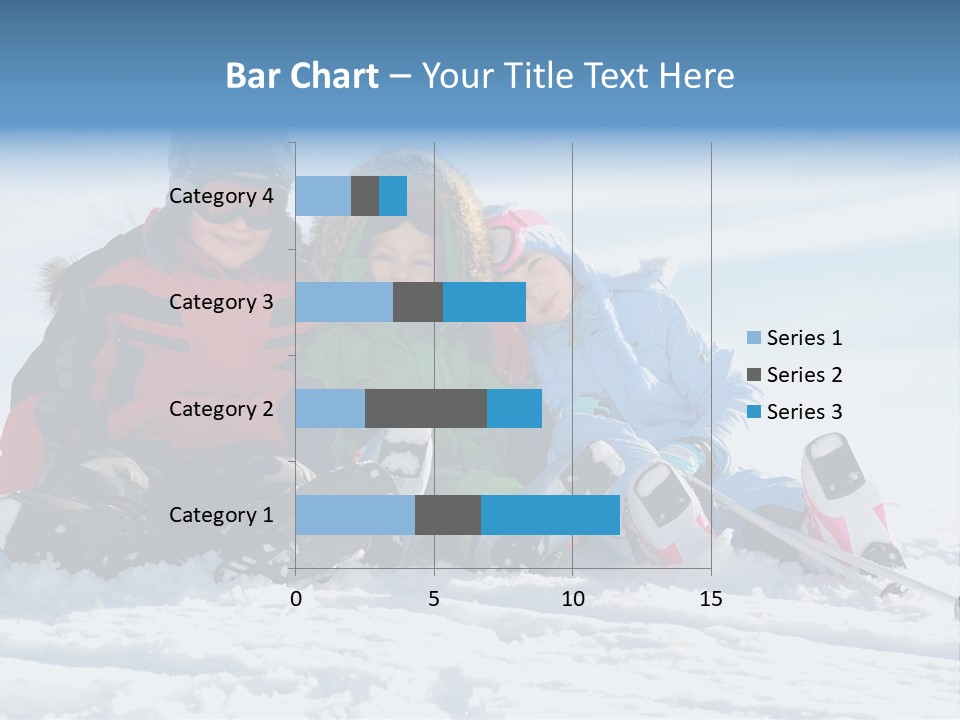 Caucasian Clothing Leaning PowerPoint Template