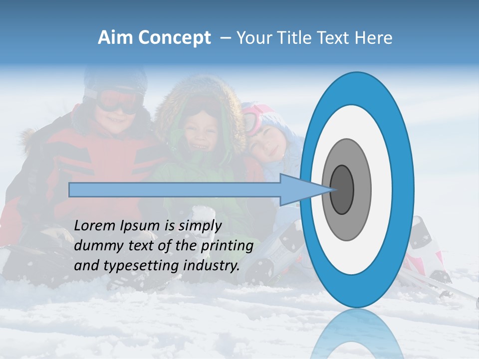 Caucasian Clothing Leaning PowerPoint Template