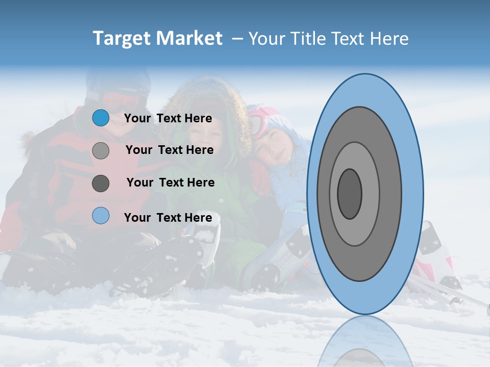 Caucasian Clothing Leaning PowerPoint Template