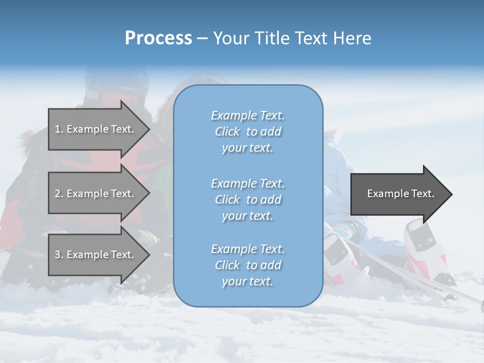 Caucasian Clothing Leaning PowerPoint Template