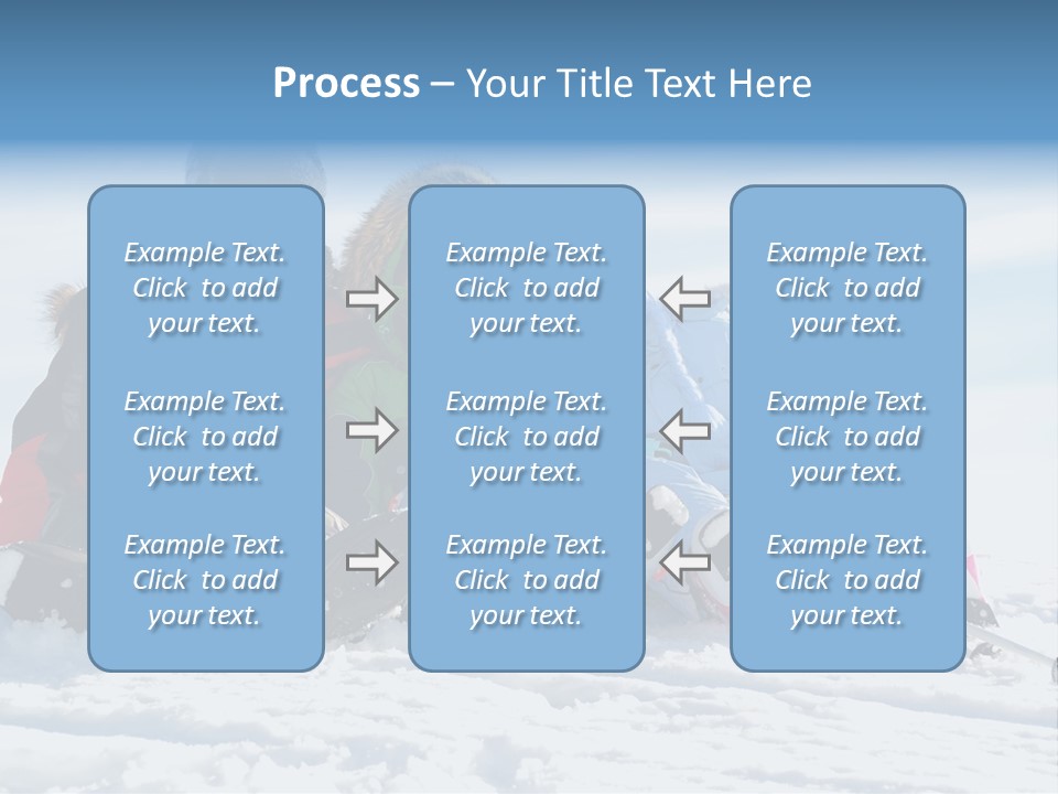 Caucasian Clothing Leaning PowerPoint Template