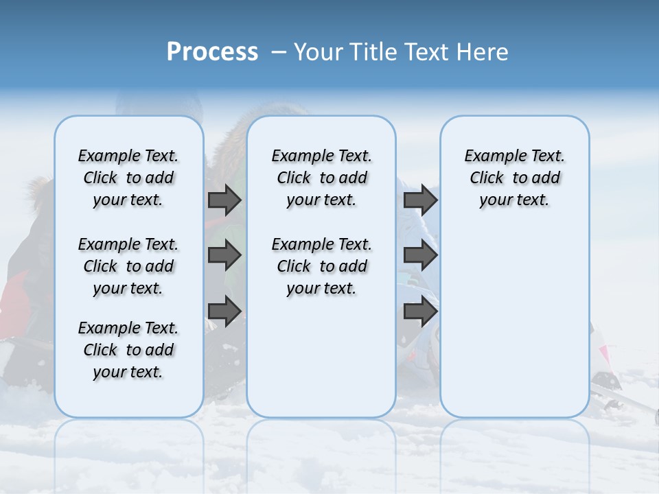 Caucasian Clothing Leaning PowerPoint Template