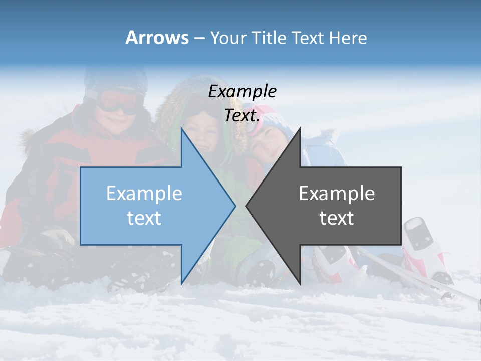 Caucasian Clothing Leaning PowerPoint Template
