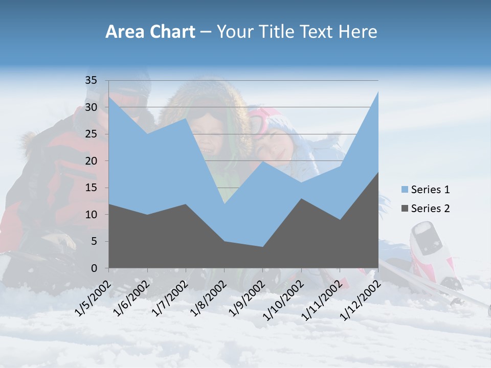 Caucasian Clothing Leaning PowerPoint Template