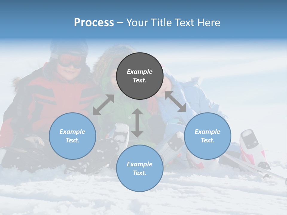 Caucasian Clothing Leaning PowerPoint Template