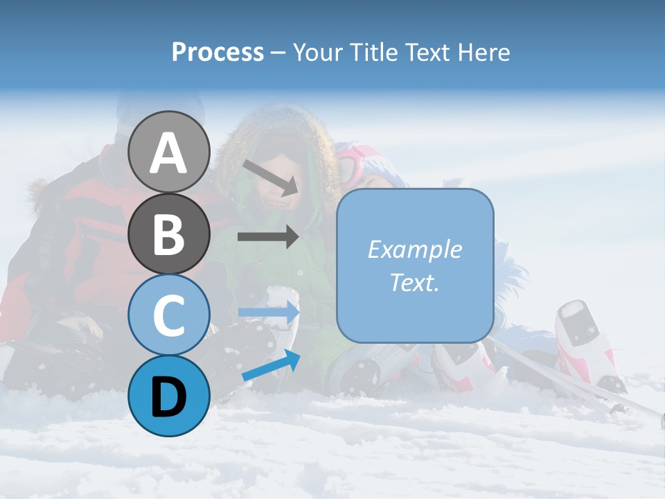 Caucasian Clothing Leaning PowerPoint Template