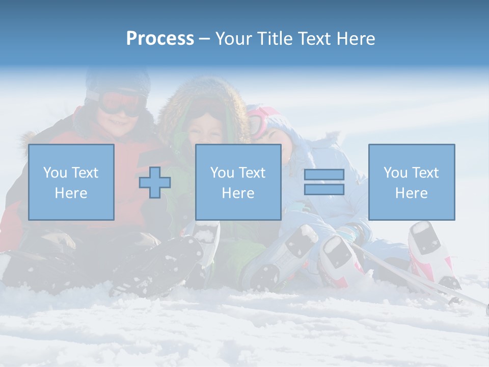 Caucasian Clothing Leaning PowerPoint Template