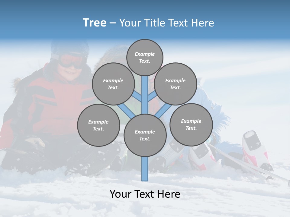 Caucasian Clothing Leaning PowerPoint Template