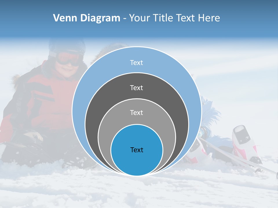 Caucasian Clothing Leaning PowerPoint Template