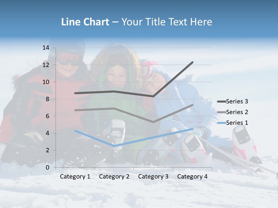 Caucasian Clothing Leaning PowerPoint Template
