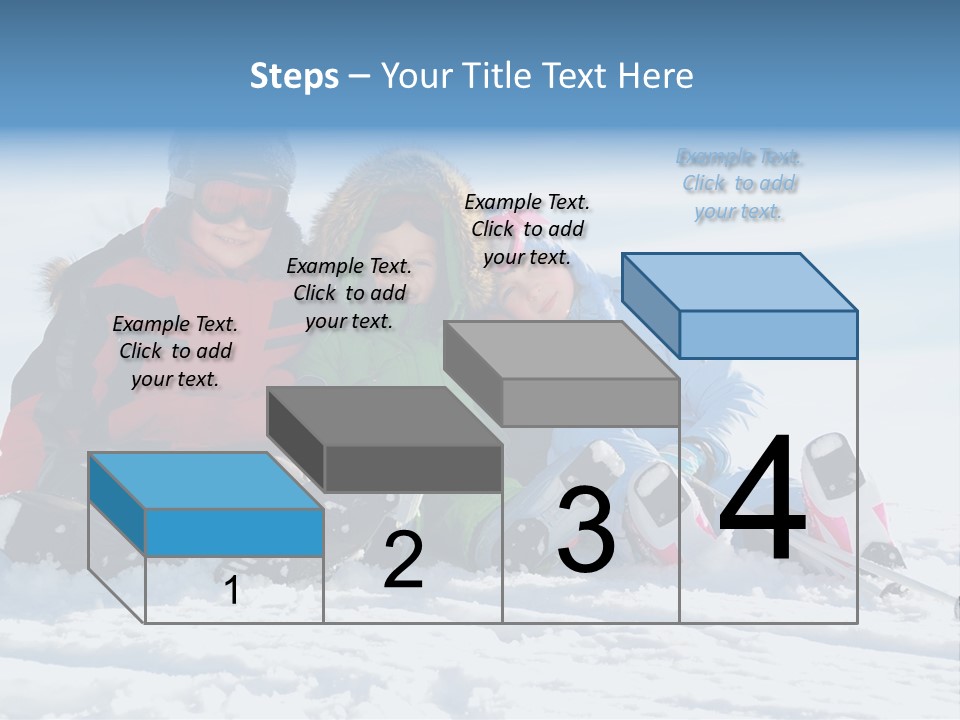 Caucasian Clothing Leaning PowerPoint Template