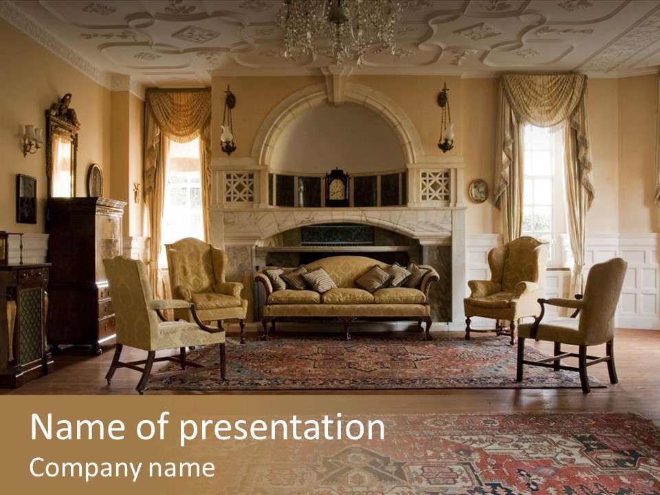 Room Domestic History PowerPoint Template