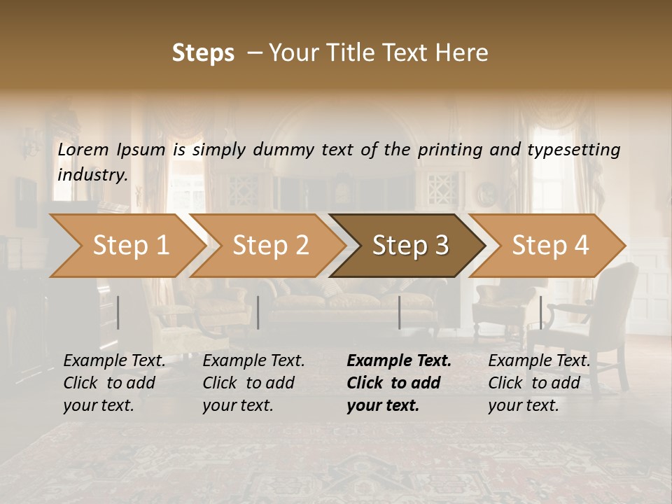Room Domestic History PowerPoint Template