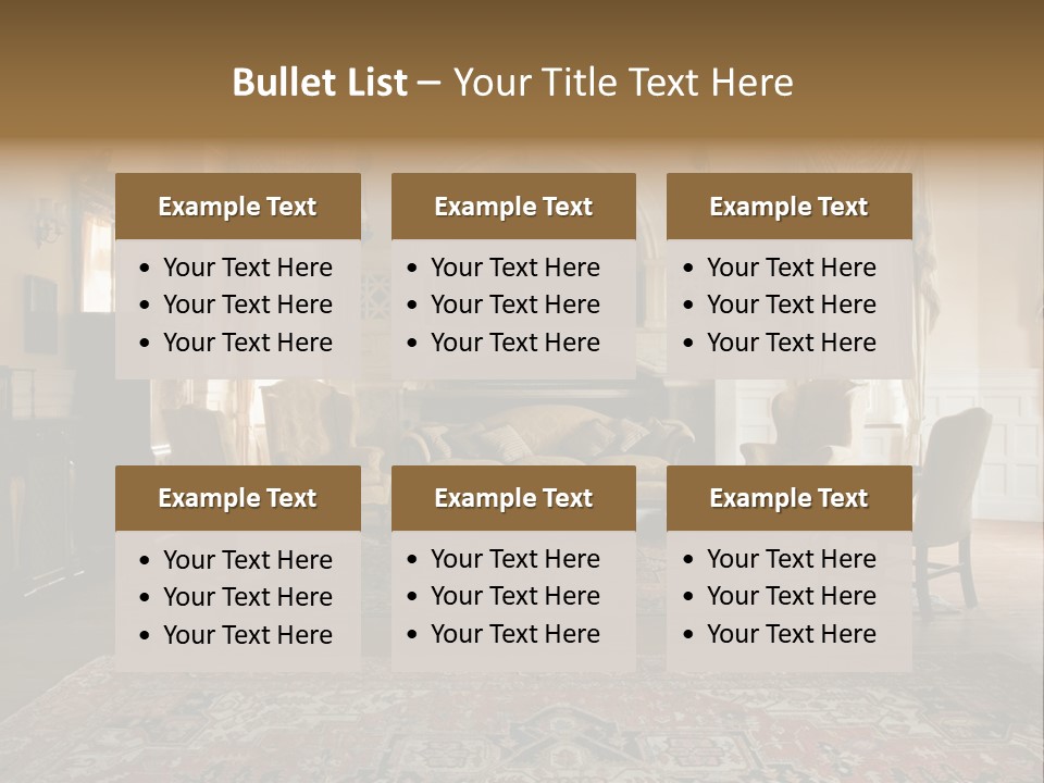 Room Domestic History PowerPoint Template