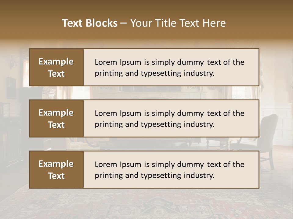 Room Domestic History PowerPoint Template