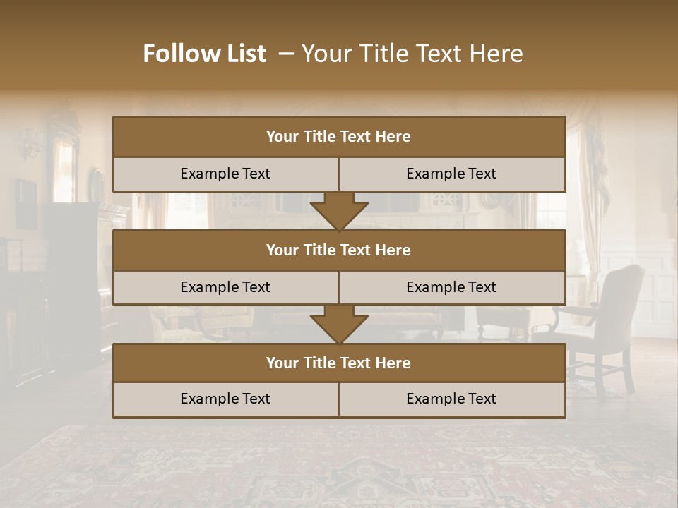 Room Domestic History PowerPoint Template