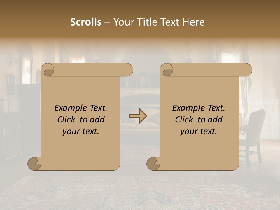 Room Domestic History PowerPoint Template