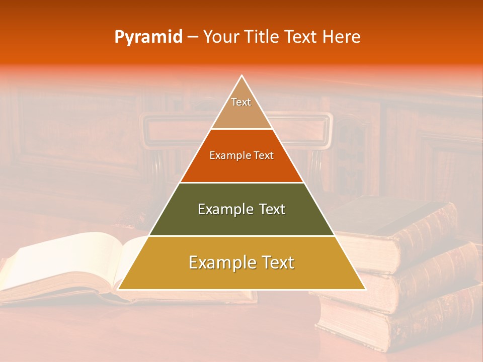 Retro Literary Desk PowerPoint Template