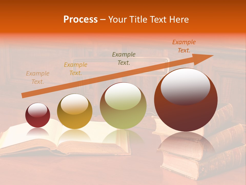 Retro Literary Desk PowerPoint Template