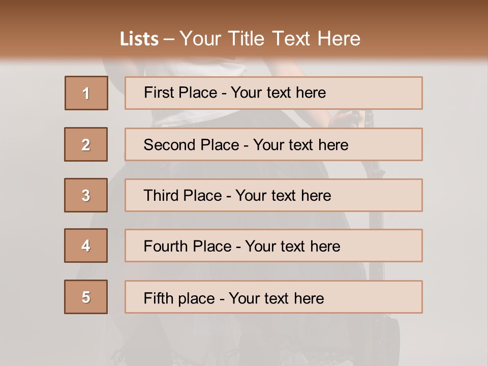 People Youth Female PowerPoint Template