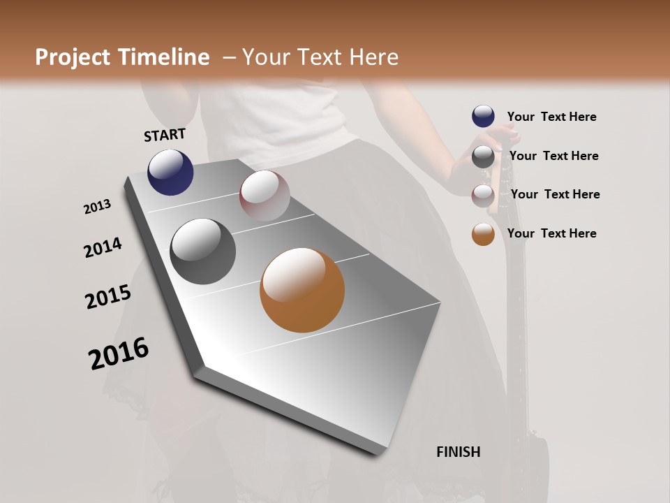 People Youth Female PowerPoint Template