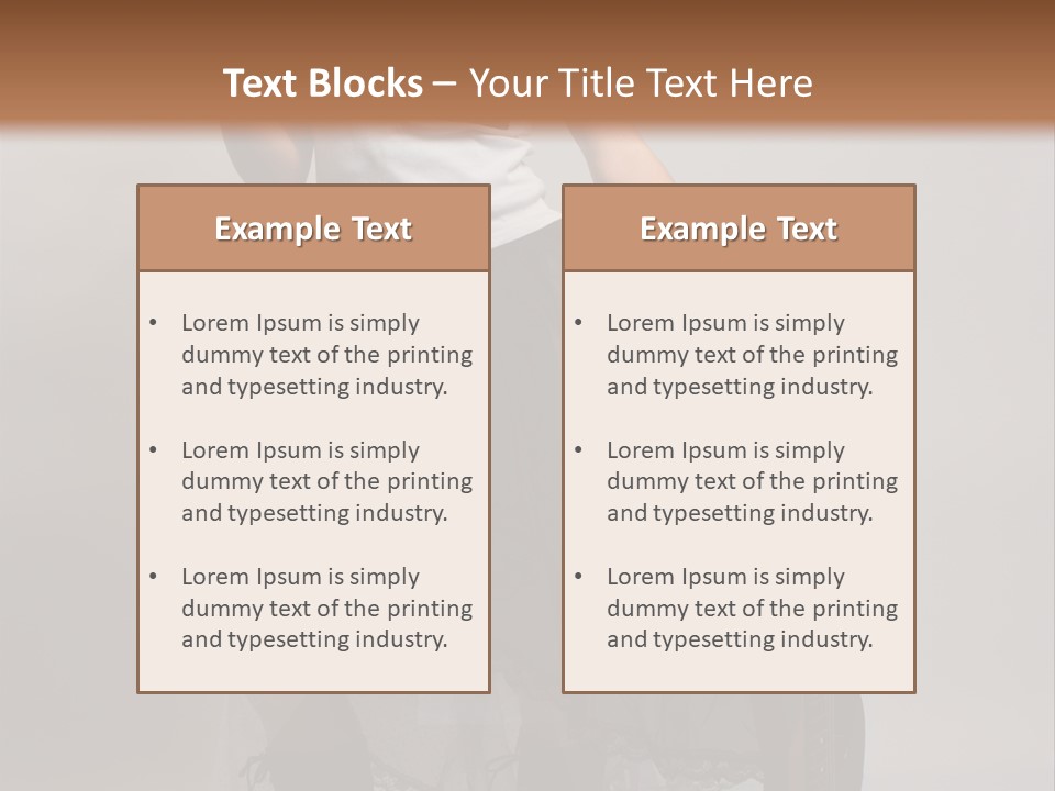 People Youth Female PowerPoint Template