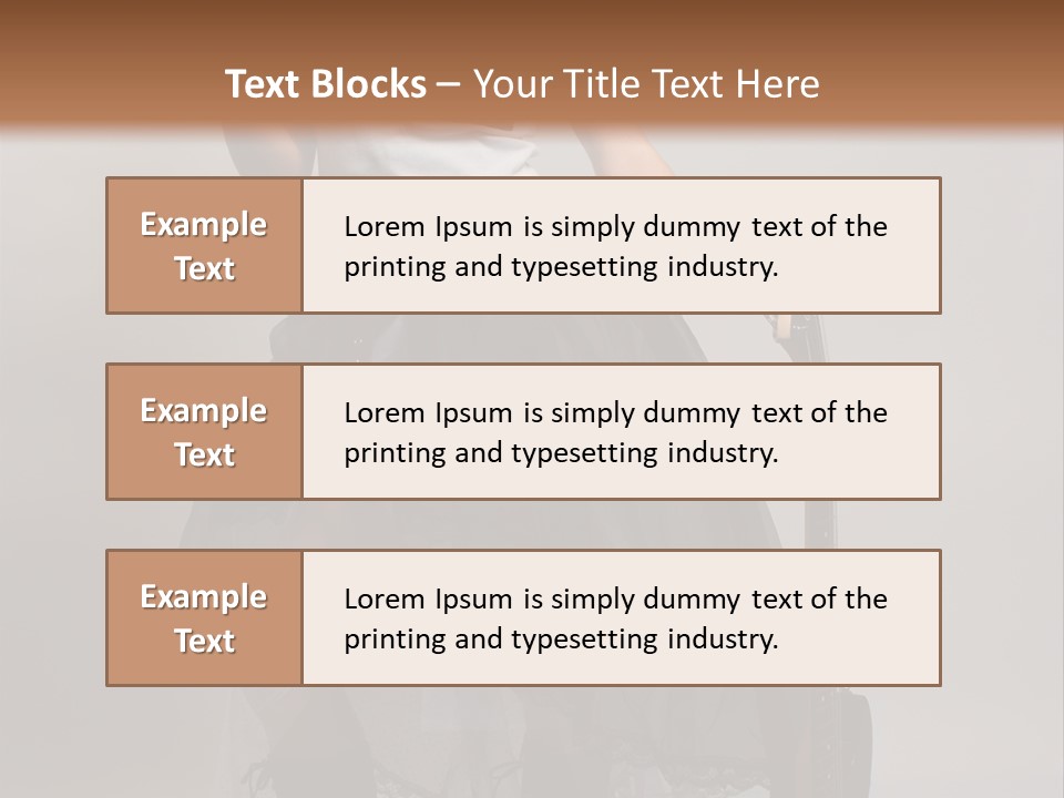 People Youth Female PowerPoint Template