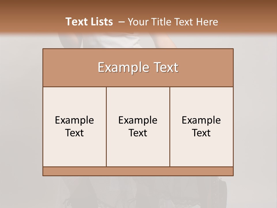 People Youth Female PowerPoint Template