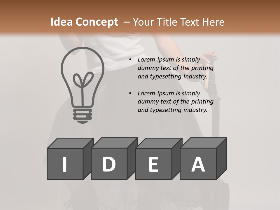 People Youth Female PowerPoint Template