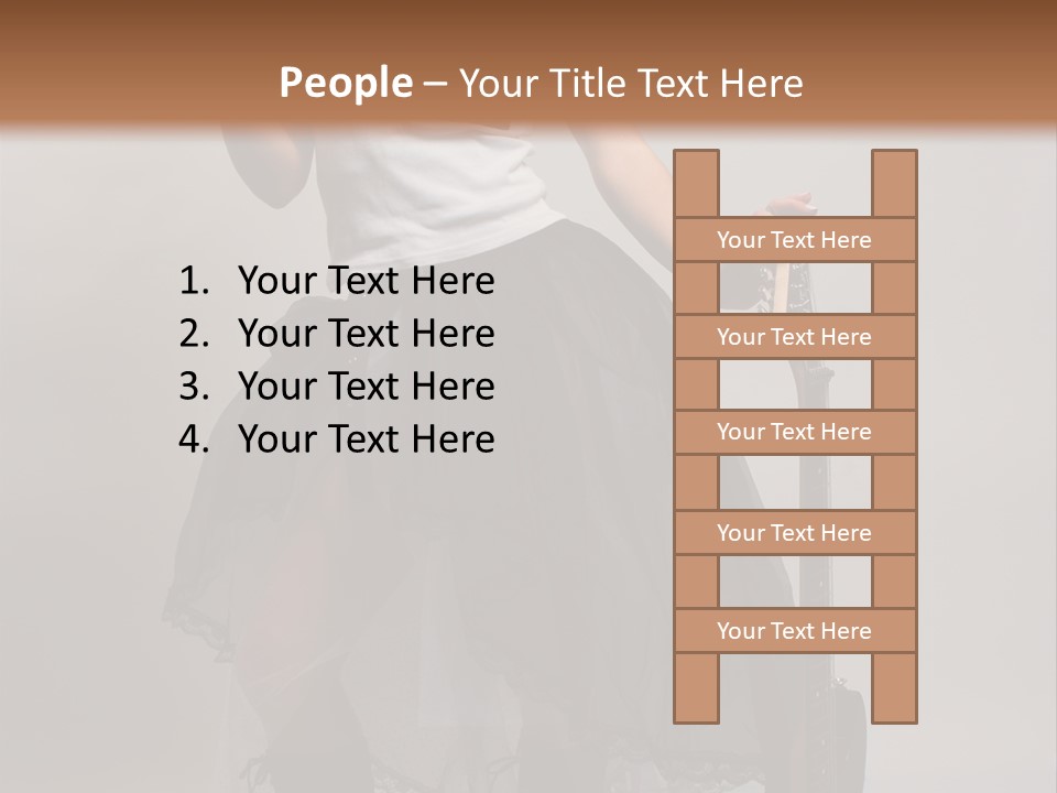 People Youth Female PowerPoint Template