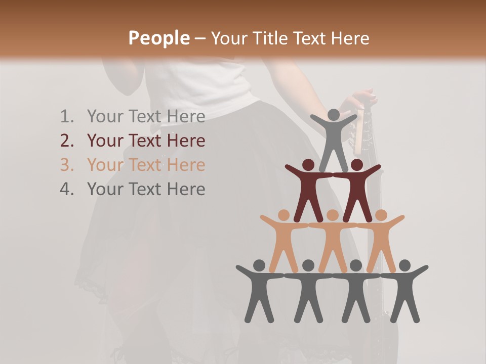 People Youth Female PowerPoint Template