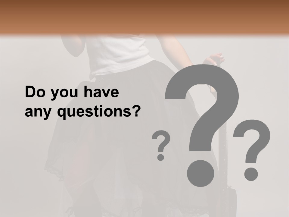 People Youth Female PowerPoint Template