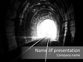 Life Death Train PowerPoint Template