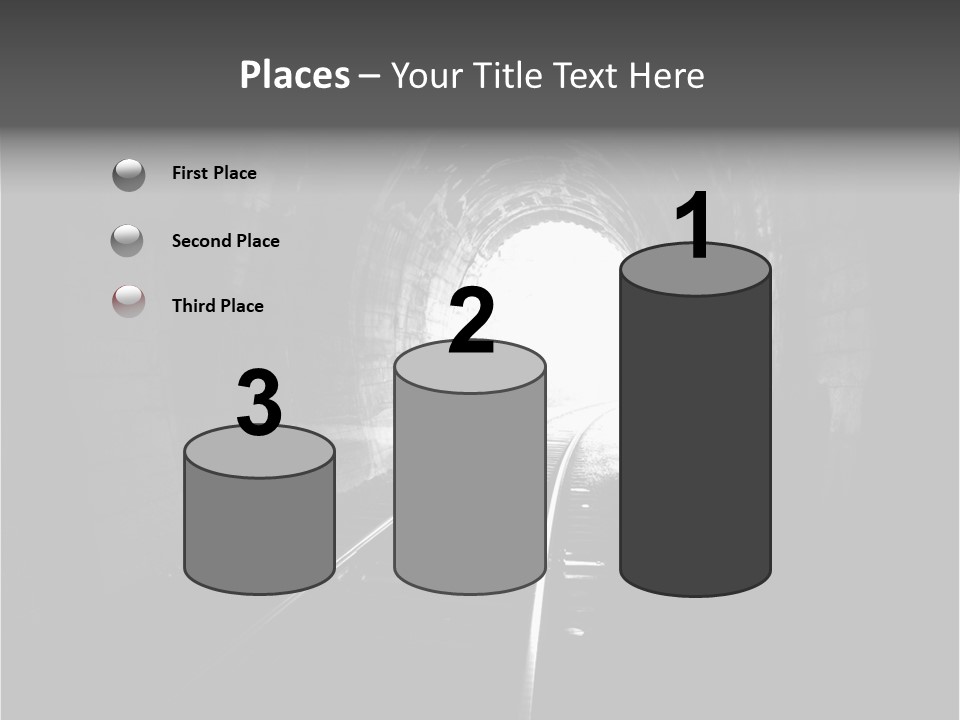 Life Death Train PowerPoint Template