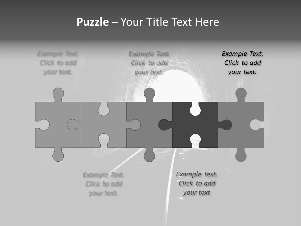 Life Death Train PowerPoint Template