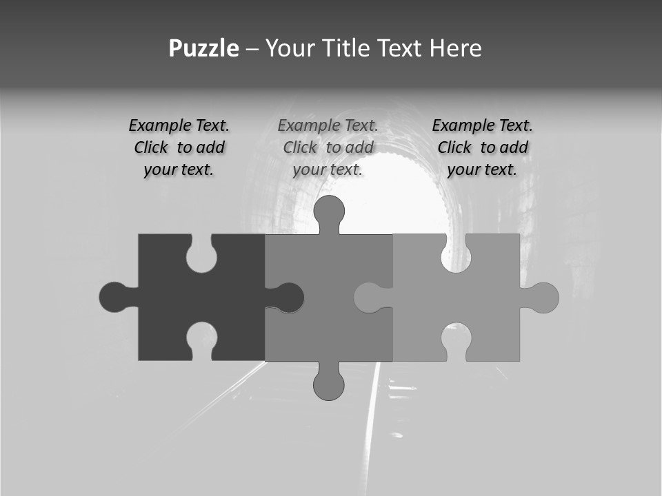 Life Death Train PowerPoint Template