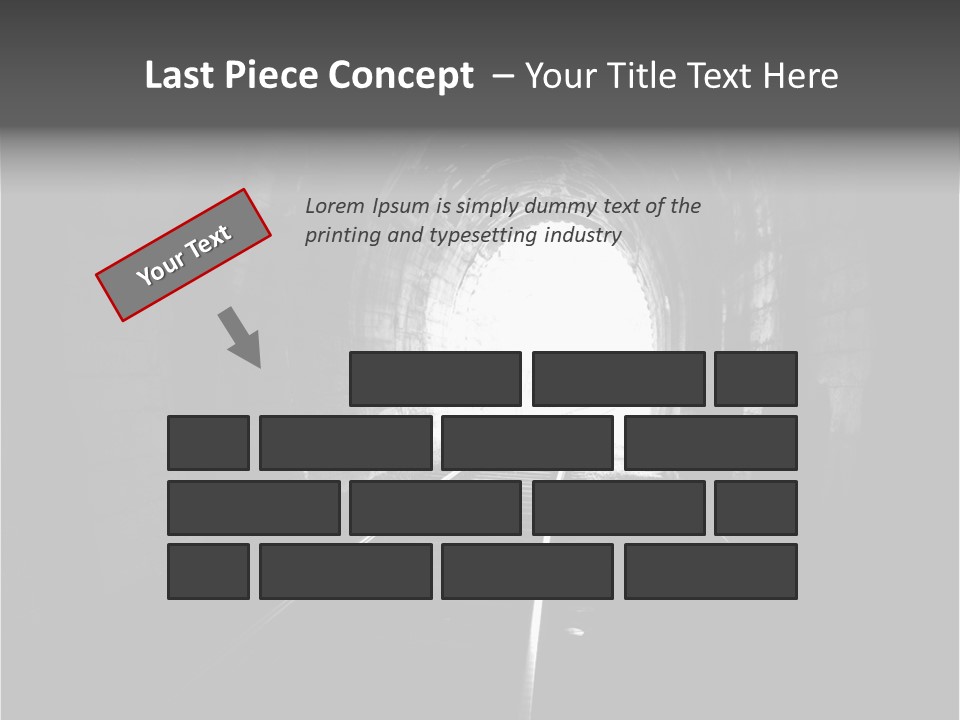 Life Death Train PowerPoint Template