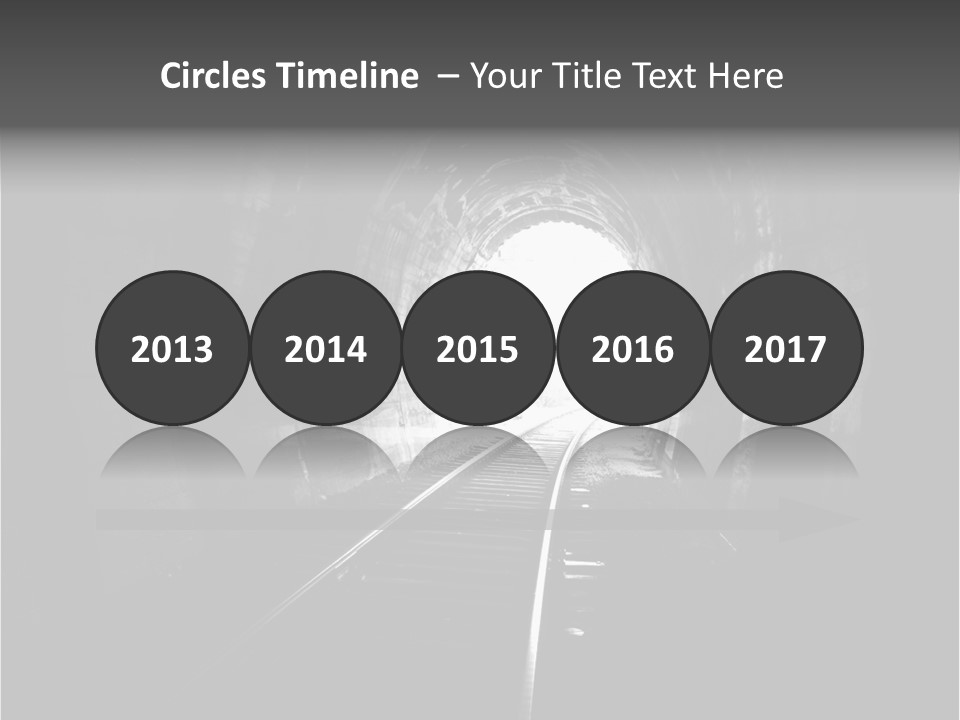 Life Death Train PowerPoint Template