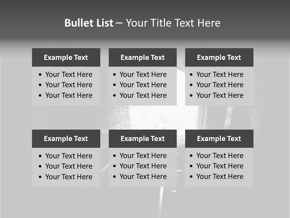 Life Death Train PowerPoint Template