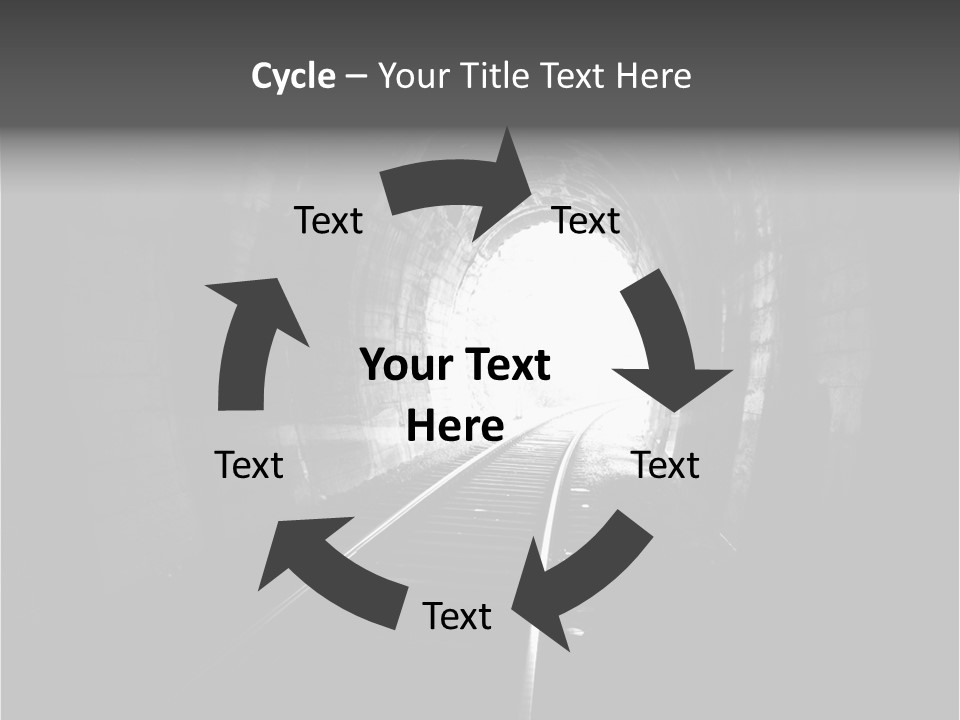 Life Death Train PowerPoint Template