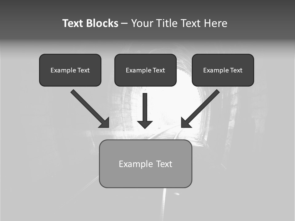 Life Death Train PowerPoint Template
