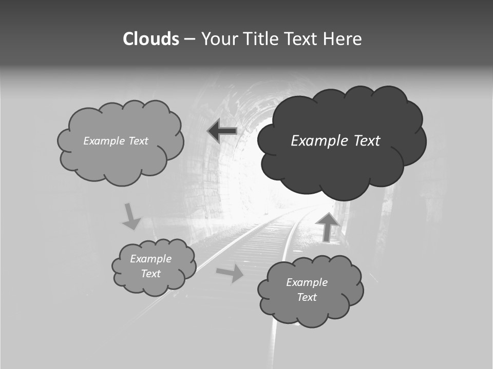 Life Death Train PowerPoint Template