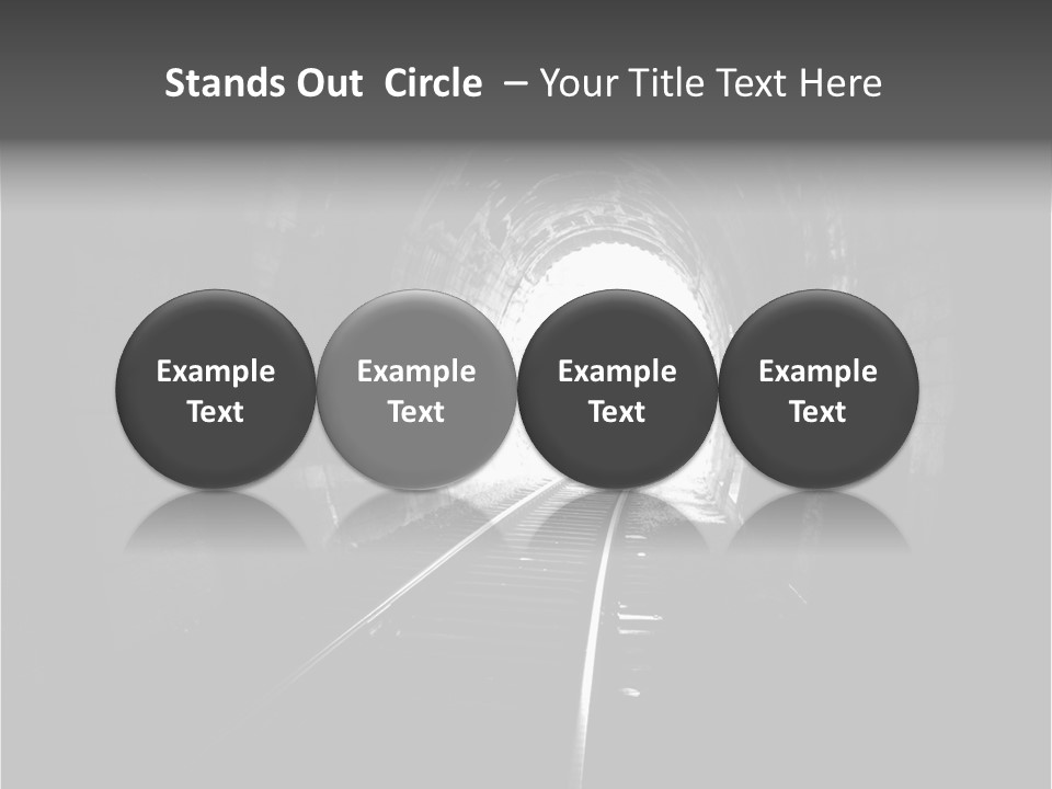 Life Death Train PowerPoint Template