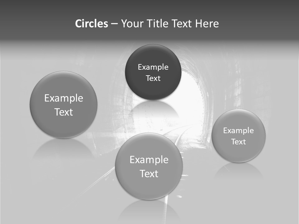 Life Death Train PowerPoint Template