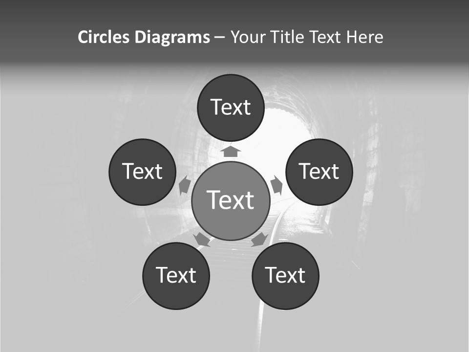 Life Death Train PowerPoint Template