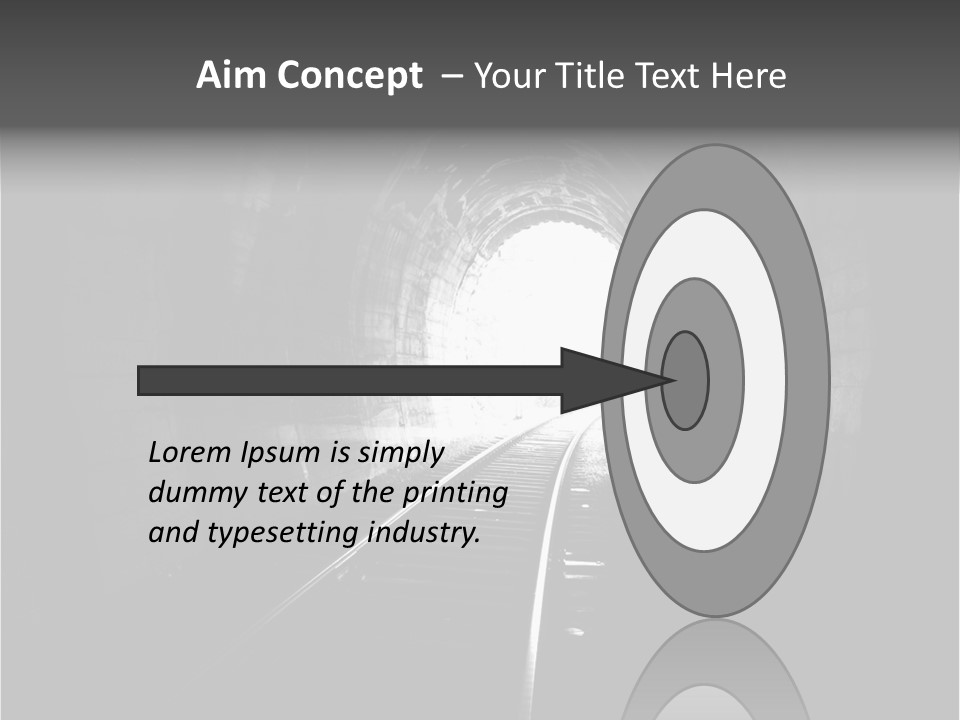 Life Death Train PowerPoint Template