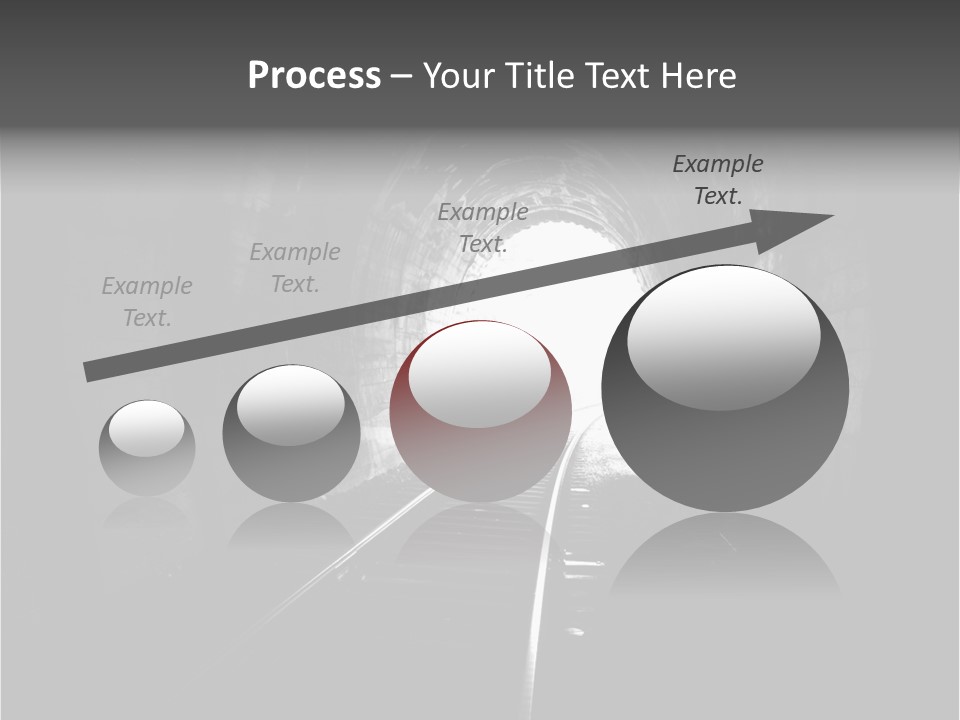 Life Death Train PowerPoint Template