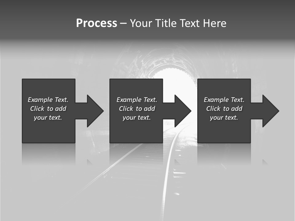 Life Death Train PowerPoint Template