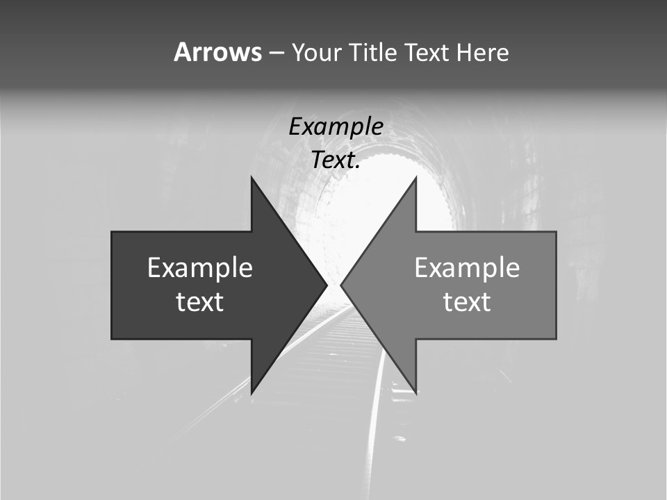 Life Death Train PowerPoint Template